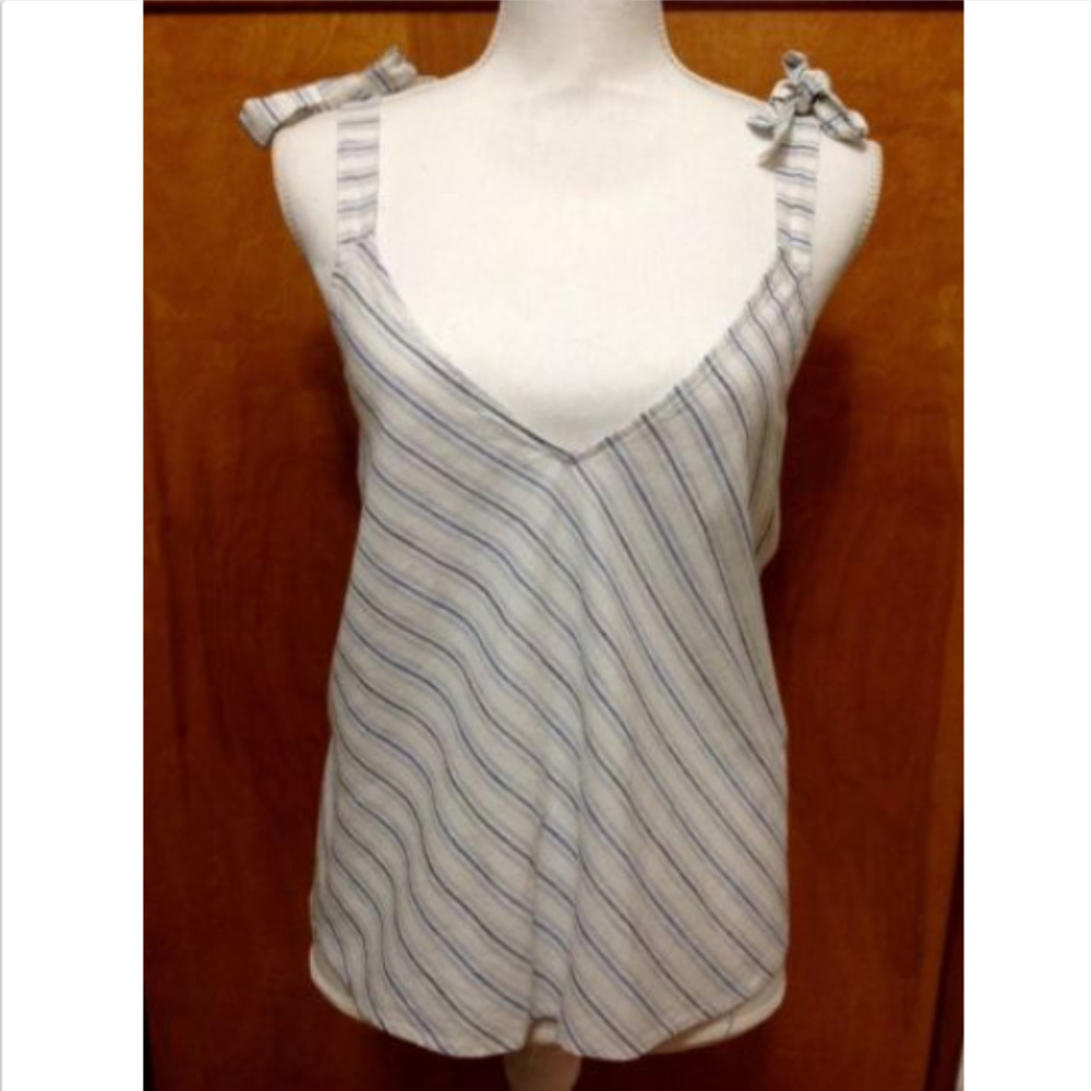 ZARA Linen Blend - Swing Handkerchief Top Sz small